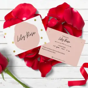 Geboortekaartje Rozen