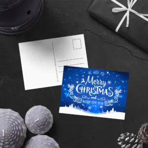 merry christmas kerstkaartje