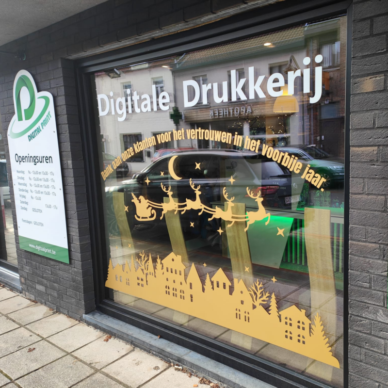 affichering en gevelreclame raambestickering 1